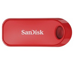 Slika izdelka: USB DISK SANDISK 32GB CRUZER SNAP, 2.0, rdeč, drsni priključek