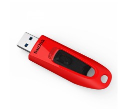 Slika izdelka: USB DISK SANDISK 32GB ULTRA RDEČA, 3.0, rdeč, brez pokrovčka
