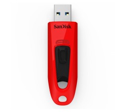Slika izdelka: USB DISK SANDISK 64GB ULTRA RDEČA, 3.0, rdeč, brez pokrovčka