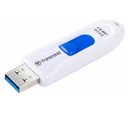 Slika izdelka: USB DISK TRANSCEND 128GB JF 790, 3.1/3.0, bel, drsni priključek