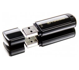 Slika 2 izdelka: USB DISK TRANSCEND 16GB JF 350, 2.0, črn, s pokrovčkom