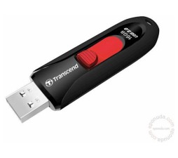 Slika izdelka: USB DISK TRANSCEND 16GB JF 590, 2.0, črn, drsni priključek
