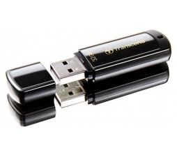 Slika 2 izdelka: USB DISK TRANSCEND 32GB JF 350, 2.0, črn, s pokrovčkom