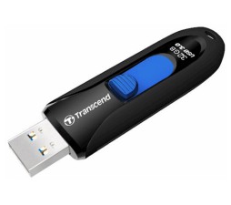 Slika izdelka: USB DISK TRANSCEND 32GB JF 790, 3.0, črn, drsni priključek