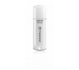 Slika izdelka: USB DISK TRANSCEND 64GB JF 730, 3.0, bel, s pokrovčkom