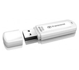 Slika 2 izdelka: USB DISK TRANSCEND 64GB JF 730, 3.0, bel, s pokrovčkom