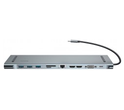 Slika izdelka: USB Type-C priklopna postaja BASEUS 11v1 / 4K (docking station)
