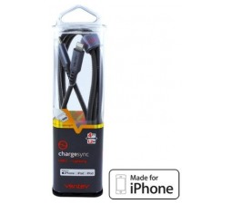 Slika izdelka: VENTEV podatkovni kabel V224372 Lightning na Type C dožina 1,2 m Fast charge - Made for Apple - siv pleten
