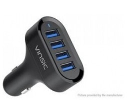 Slika 2 izdelka: VINSIC avtopolnilec adapter  s 4x USB izhodom moč 8A