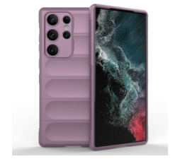 Slika 2 izdelka: Wave silikonski ovitek za Samsung Galaxy S23 Ultra 5G - vijola