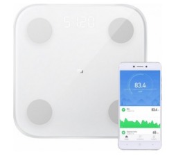 Slika 2 izdelka: Xiaomi pametna osebna tehtnica Xiaomi Mi Body Composition Scale 2 - bela