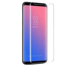 Slika izdelka: Zaščitno kaljeno steklo Full screen z UV premazom in lučko za Samsung Galaxy S8 Plus G955