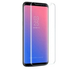 Slika 2 izdelka: Zaščitno kaljeno steklo Full screen z UV premazom in lučko za Samsung Galaxy S8 Plus G955