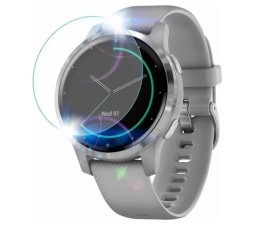 Slika izdelka: ZAŠČITNO KALJENO STEKLO za športno pametno uro Garmin VivoActive 4S