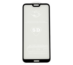 Slika izdelka: ZAŠČITNO STEKLO FULL GLUE 5D Huawei P20 Lite FULL screen - črn