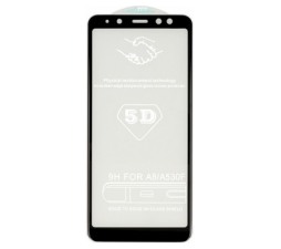 Slika 2 izdelka: ZAŠČITNO STEKLO FULL GLUE 5D Samsung Galaxy A8 2018 A530 FULL screen - črn