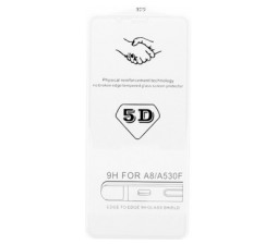Slika 2 izdelka: ZAŠČITNO STEKLO FULL GLUE 5D Samsung Galaxy A8 2018 A530 FULL screen - prozoren