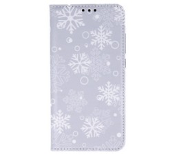 Slika 2 izdelka: Zima preklopna torbica za Huawei P30 Lite - bela